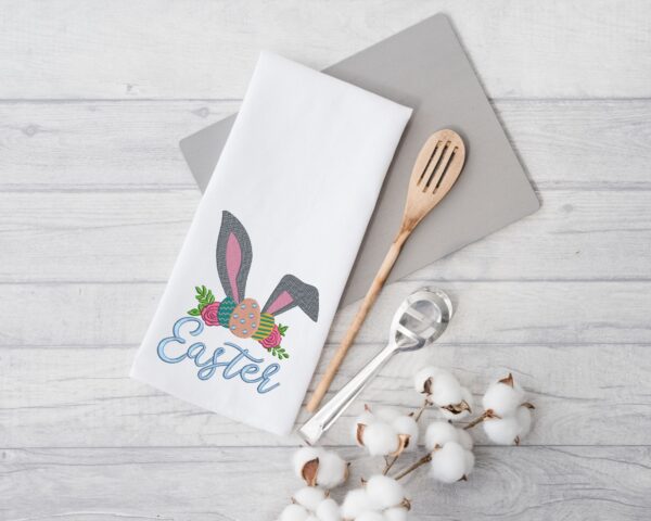 Easter Bunny Head embroidery design