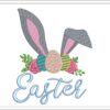 Easter Bunny Head embroidery design