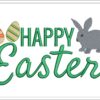 Happy Easter embroidery design