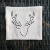 Deer embroidery design