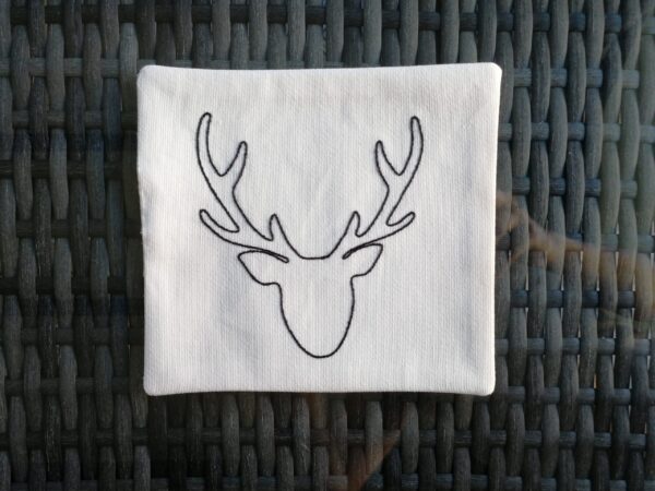 Deer embroidery design