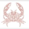 Mandala Crab embroidery file