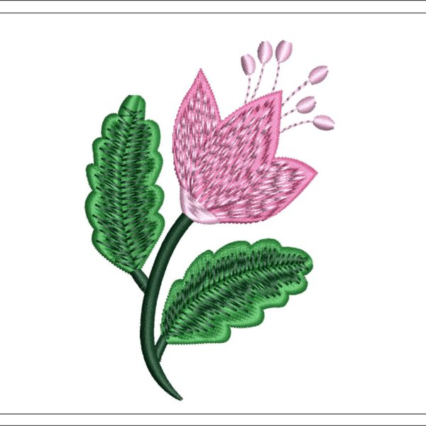 Crocus embroidery design