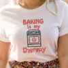 Baking Is My Therapy embroidery design