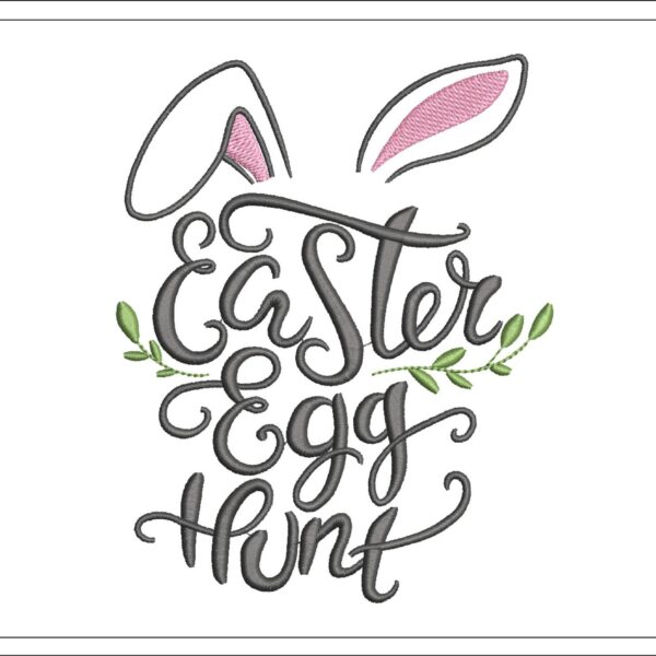 Easter Egg Hunt embroidery design