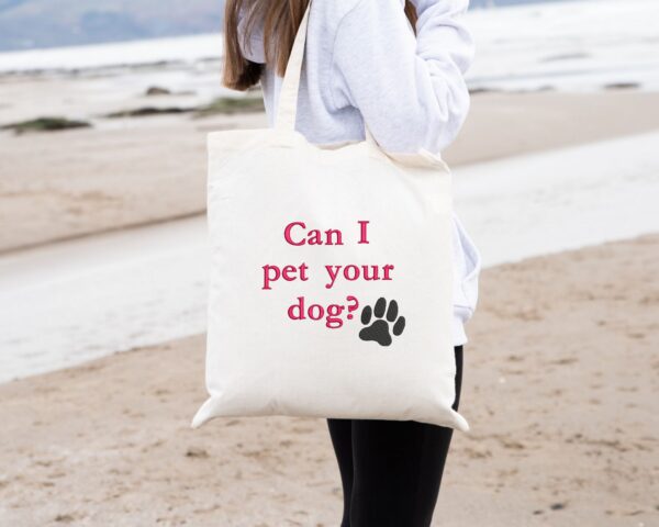 Can I Pet Your Dog embroidery design