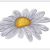 Daisy embroidery design