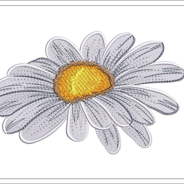 Daisy embroidery design