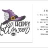 Happy Halloween embroidery design