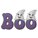 Boo Embroidery Design - Halloween Embroidery Pattern