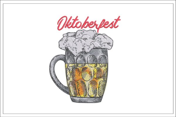 Oktoberfest embroidery design