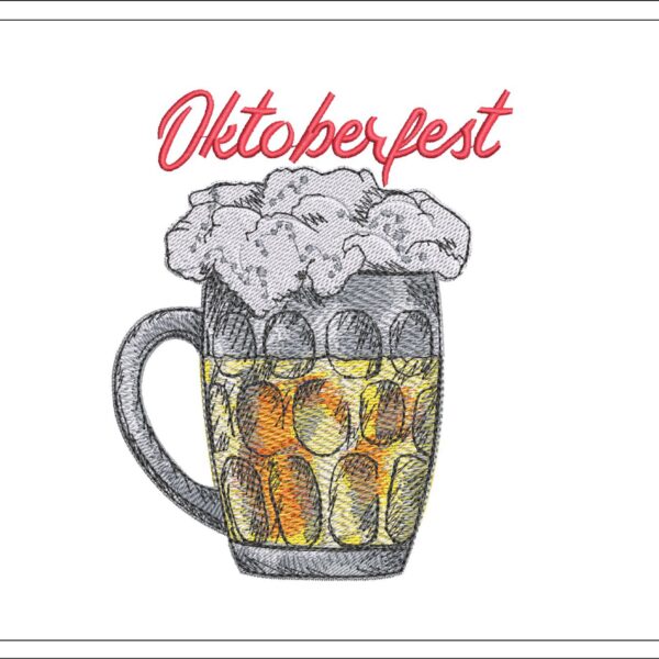 Oktoberfest embroidery design