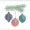 Christmas Tree Branch embroidery file