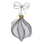 Christmas Ball Embroidery Design - Machine Embroidery