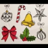 Christmas elements embroidery designs - Christmas collection embroidery 1