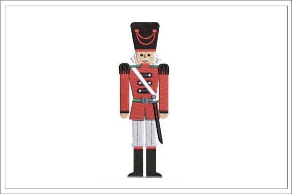 Nutcracker embroidery design