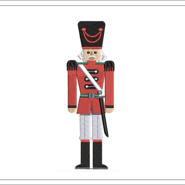 Nutcracker embroidery design