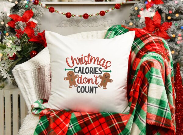 Christmas Calories embroidery design