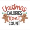 Christmas Calories embroidery design