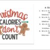 Christmas Calories embroidery design