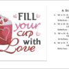 Fill Your Cup With Love embroidery design