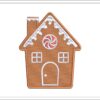 Gingerbread House embroidery design