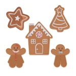 Gingerbread Cookie Embroidery Design Bundle