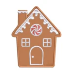 Gingerbread House Embroidery Design - Christmas Pattern