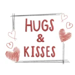 Love Embroidery Design - Hugs & Kisses Embroidery
