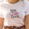 Kiss the cook embroidery design