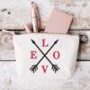 Love arrows embroidery design