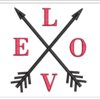 Love arrows embroidery design