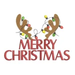 Merry  Christmas Embroidery Design 8 - Machine Embroidery