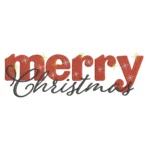Merry Christmas Embroidery Design 7