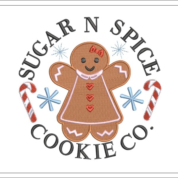 Sugar N Spice embroidery design