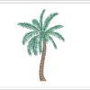 Palm Tree Embroidery Design