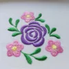 Floral embroidery design