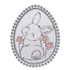 Bunny embroidery design - Easter egg embroidery pattern 1