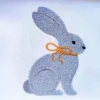 Easter bunny embroidery design - simple rabbit embroidery pattern