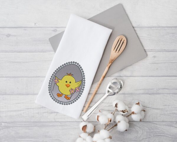 Easter Egg - Chick embroidery design