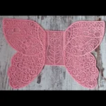 Freestanding Embroidery - Butterfly Wings Pattern