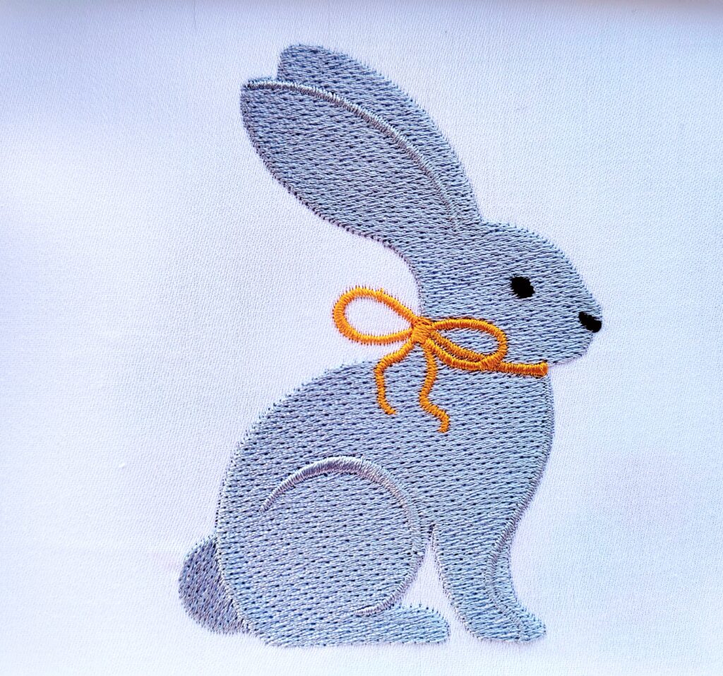 Bunny embroidery design