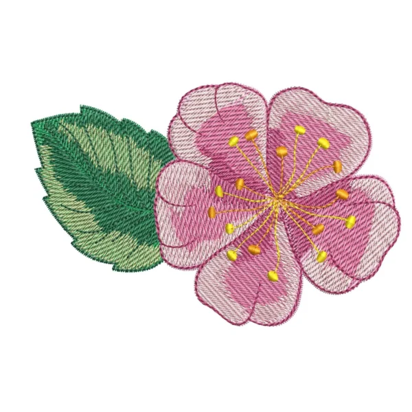 Cherry blossom embroidery design - flower embroidery design - nature embroidery pattern