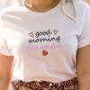 Good morning beautiful embroidery design