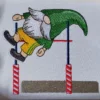 High jump embroidery design - sport gnome embroidery pattern - gnome embroidery