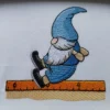 Sports gnome embroidery design - long jump embroidery design - gnome embroidery pattern