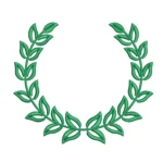 Laurel Wreath Embroidery Design - Monogram Floral Frame
