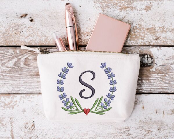 Letter S embroidery design