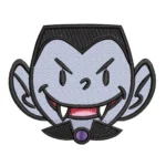 Dracula Embroidery Design - Freestanding Embroidery
