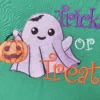 Cute ghost embroidery design - trick or treat embroidery - Halloween embroidery pattern 2
